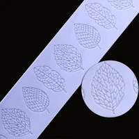 sugarcraft flower leaf silicone mold fondant mold cake decorating tools chocolate gumpaste mold 3d leaves silicone lace mat