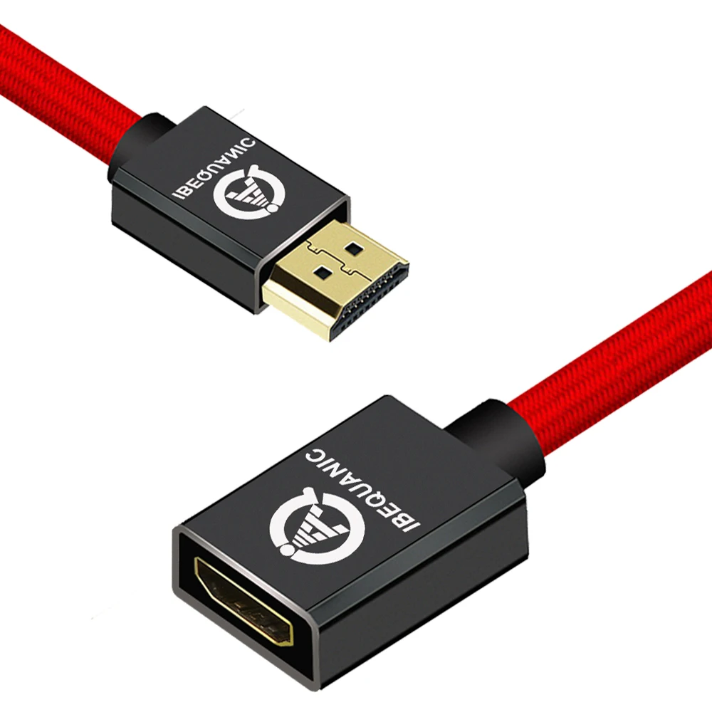 HDMI Удлинительный кабель для мужчин и женщин 30 см/50 см/1 м/2 м/3 м 4 к 3D 1 в расширенный