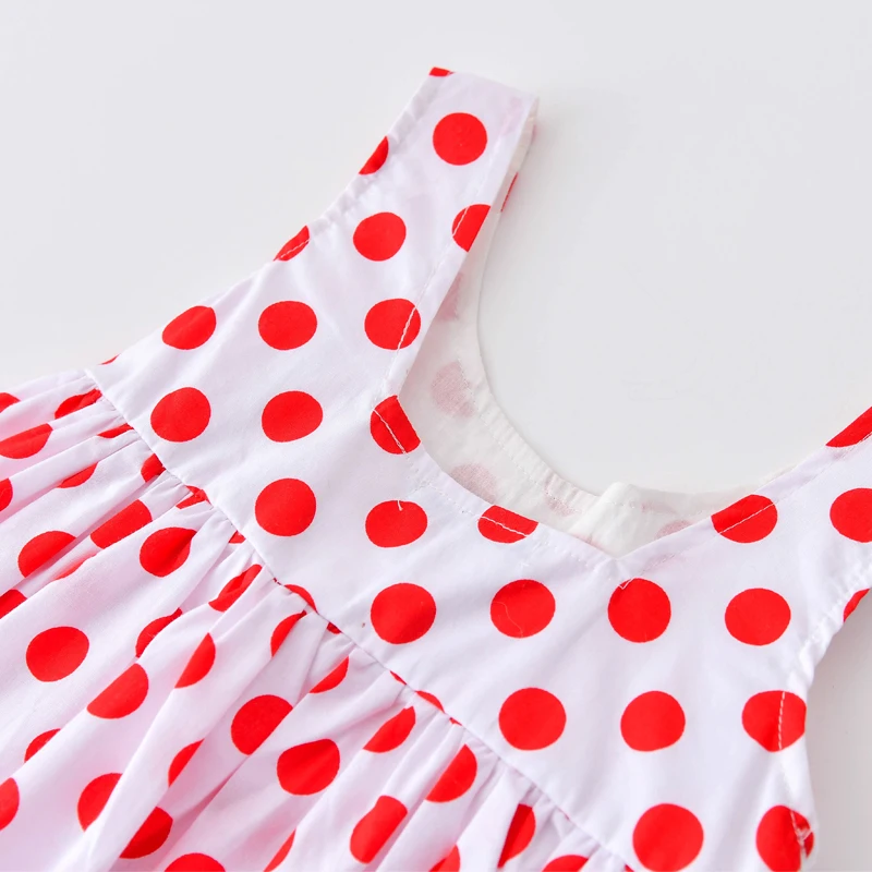 Girls Princess Dress 2019 New Cute Polka Dot Bow Girl Dresses Summer Clothes For Baby Cothes | Детская одежда и обувь