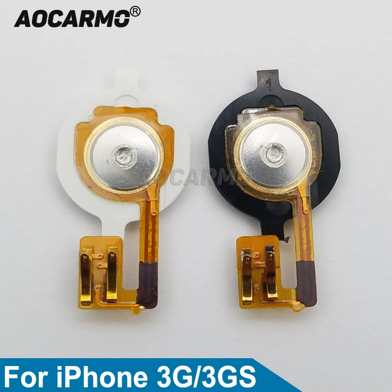 Aocarmo основная кнопка домой с гибким кабелем для iPhone 3G 3GS черная/белая
