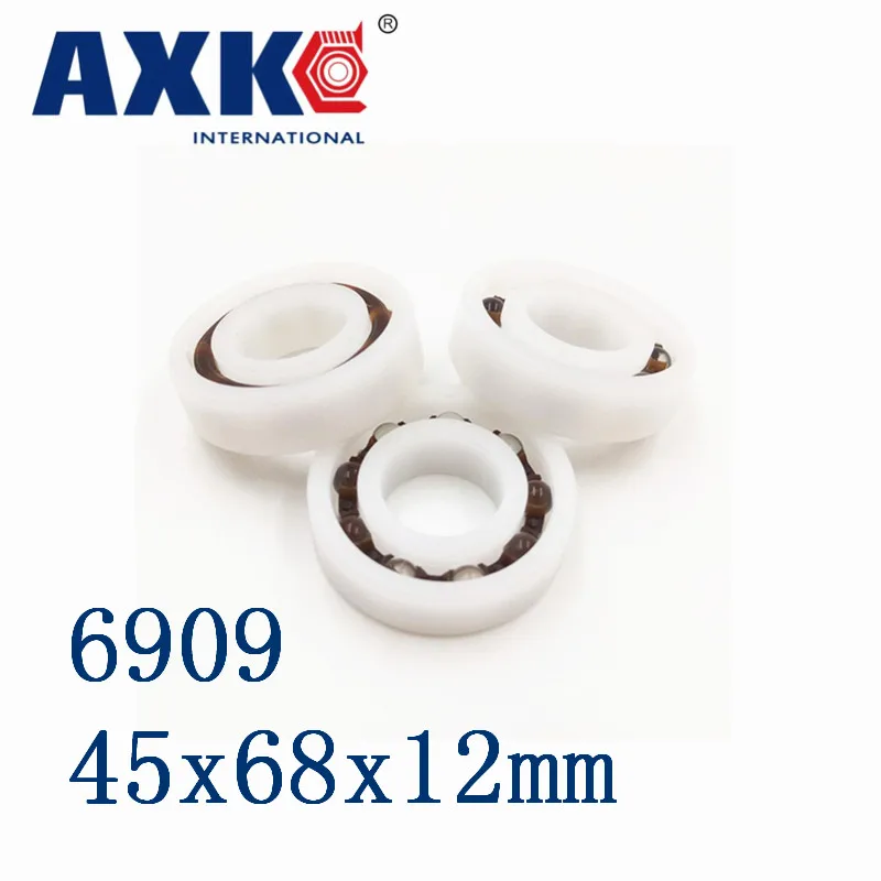 Axk 6909 Pom (10 шт.) пластиковые шариковые подшипники 45x68x12 мм стеклянные шарики 45 мм/68
