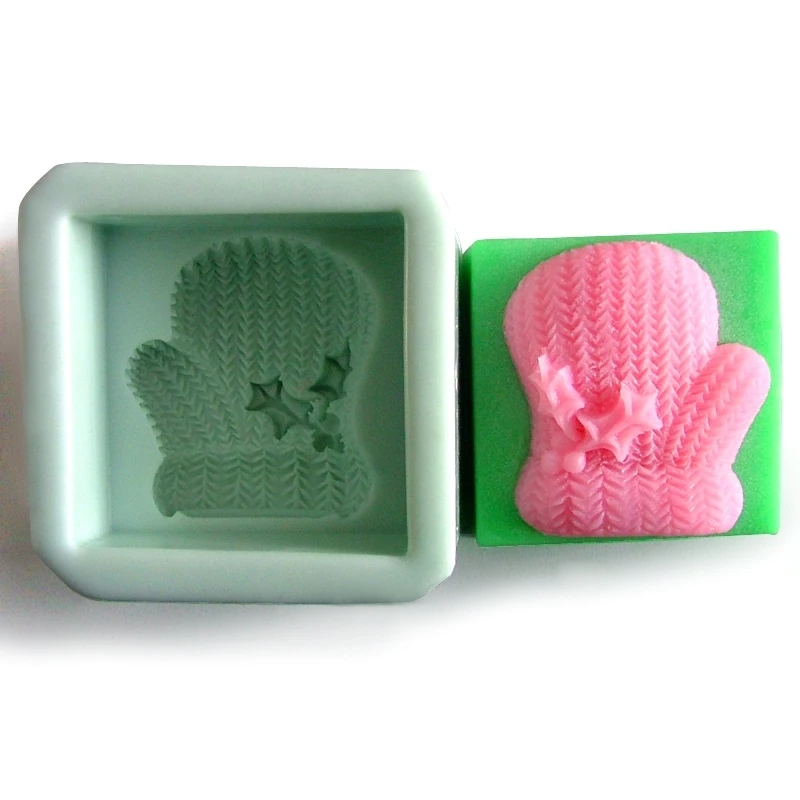 Перчатки силиконовые формы для мыла торта пудинга желе десерта шоколадной