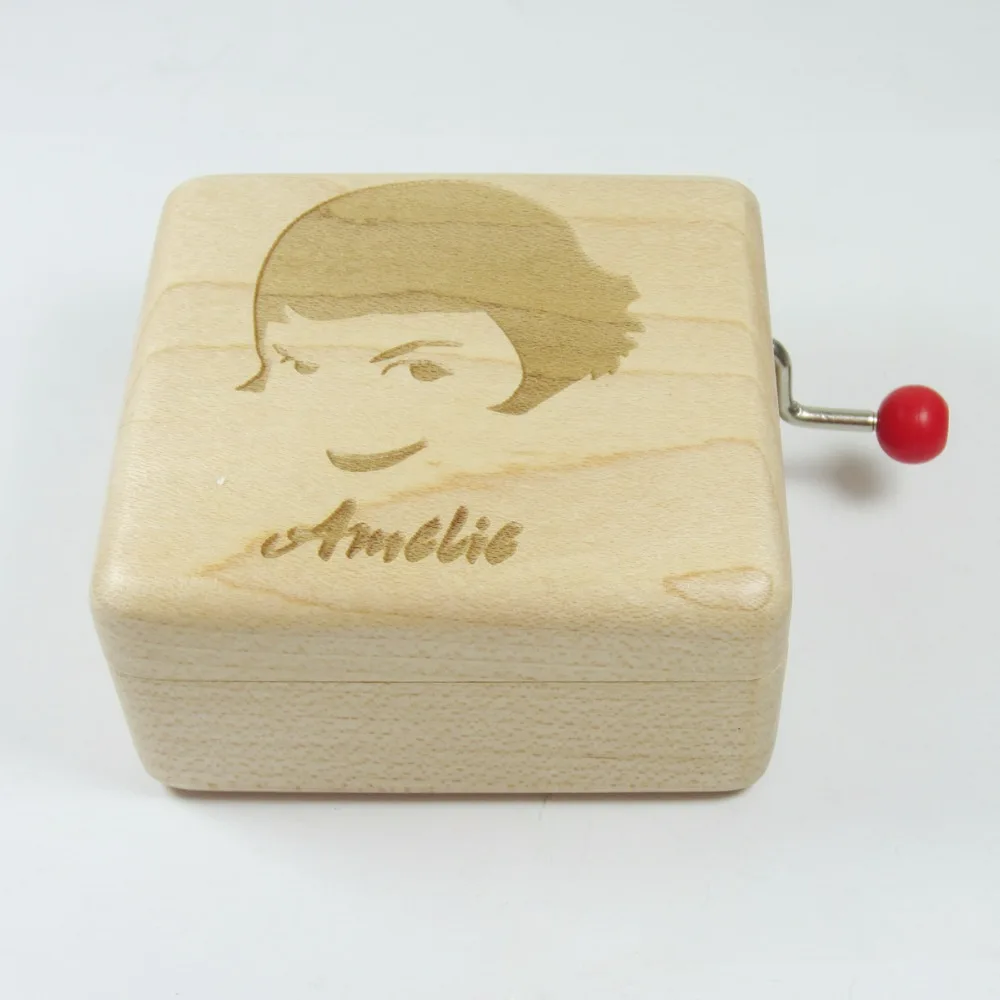 Ручная работа Smilelife деревянная музыкальная шкатулка Ameilie брендовая Подарочная