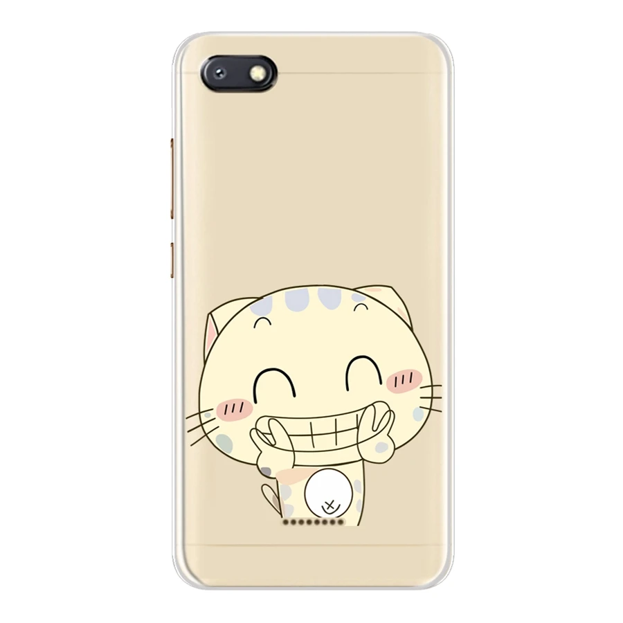 Новый Модный чехол для Xiaomi redmi 6a силиконовая мягкая Задняя накладка чехла из ТПУ