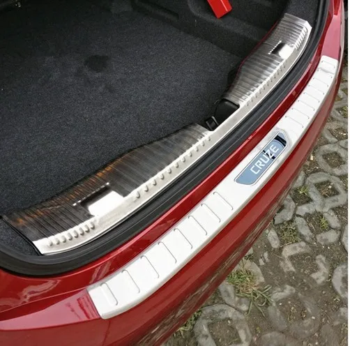 Высокое качество нержавеющая сталь задний багажник бампер защитная накладка 2