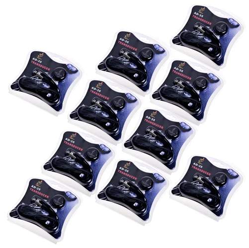 

10Pcs Mini Transducer W/ Volume Pickup For Guitar Ukulele Violin Guzheng Erhu Etc.