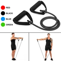 120cm gym resistance bands fitness equipment pull rope body building fat burning practical exercise rubber tensile expander line