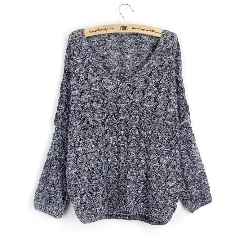 Woman knitting Clothes For female Pullovers Thin Sweaters Of 2018 Spring Fashion Hollow Out | Женская одежда