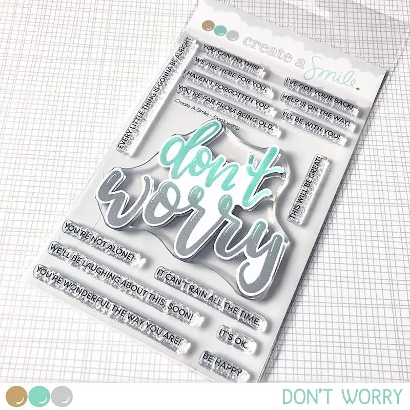 Не волнуйтесь прозрачные штампы/печать для скрапбукинга/фотоальбома