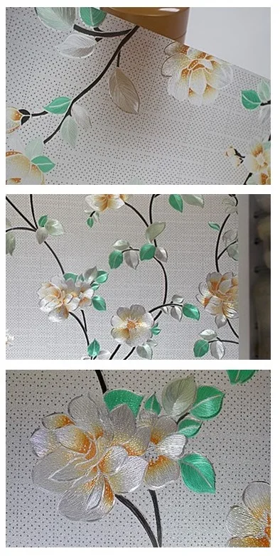 

Waterproof Window Privacy Films Frosted No-Glue Static Decorative Window Stickers 3D Embossed flowers