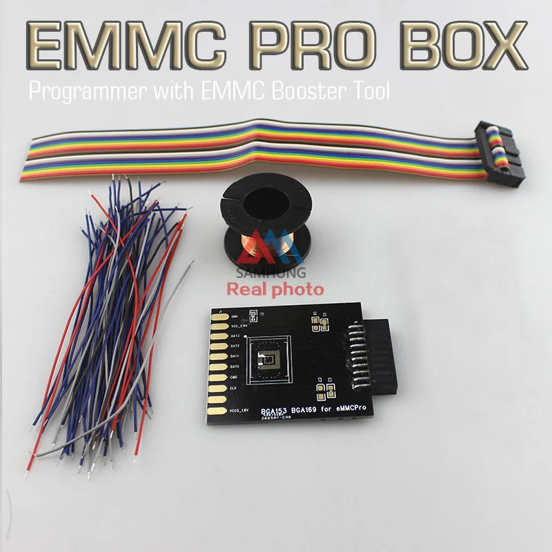 Полный набор с розничной коробкой оригинальный EMMC Pro box устройства программист