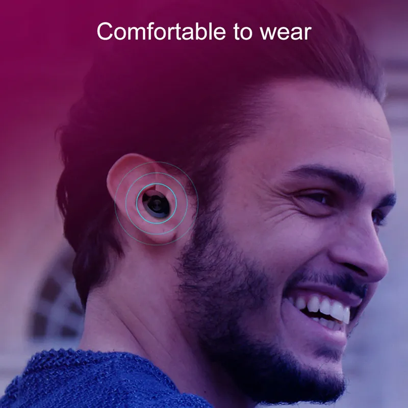 Hangrui 5,0 TWS беспроводные наушники Airdots Bluetooth HIFI спортивные водонепроницаемые наушники Handsfree Bluetooth наушники USB гарнитура