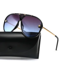 jackjad women fashion modern aviation pilot style rivets sunglasses cool gradient brand design sun glasses oculos de sol 8076