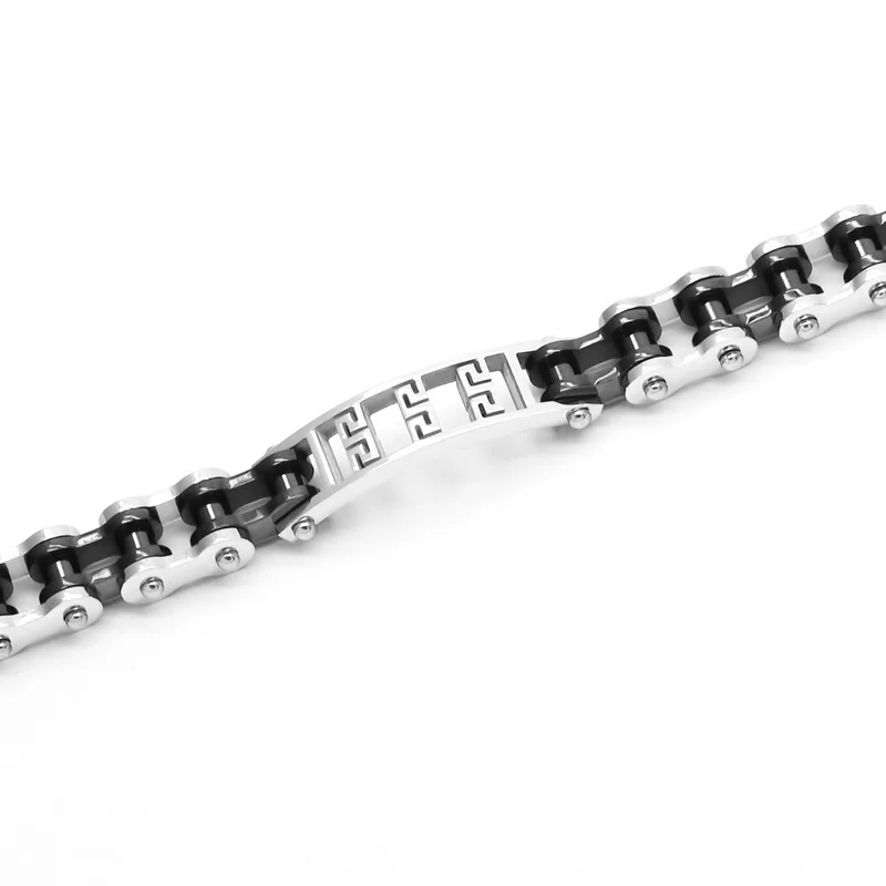 Fashion Stainless Steel Bracelets Biker Bicycle Motorcycle Chain Bracelet Jewelry for Men Punk Party Gift | Украшения и
