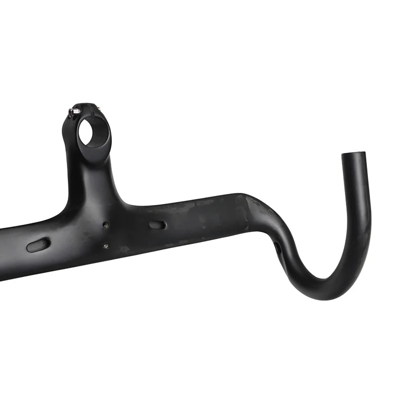 2017 полностью углеродный руль для шоссейного велосипеда легкий изгиб из