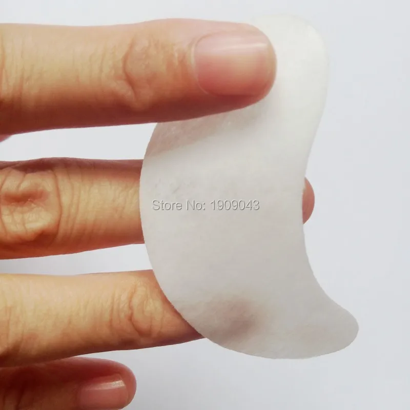 Бесплатная доставка DHL 2000 пар бумажные патчи для ресниц накладки глаз женские