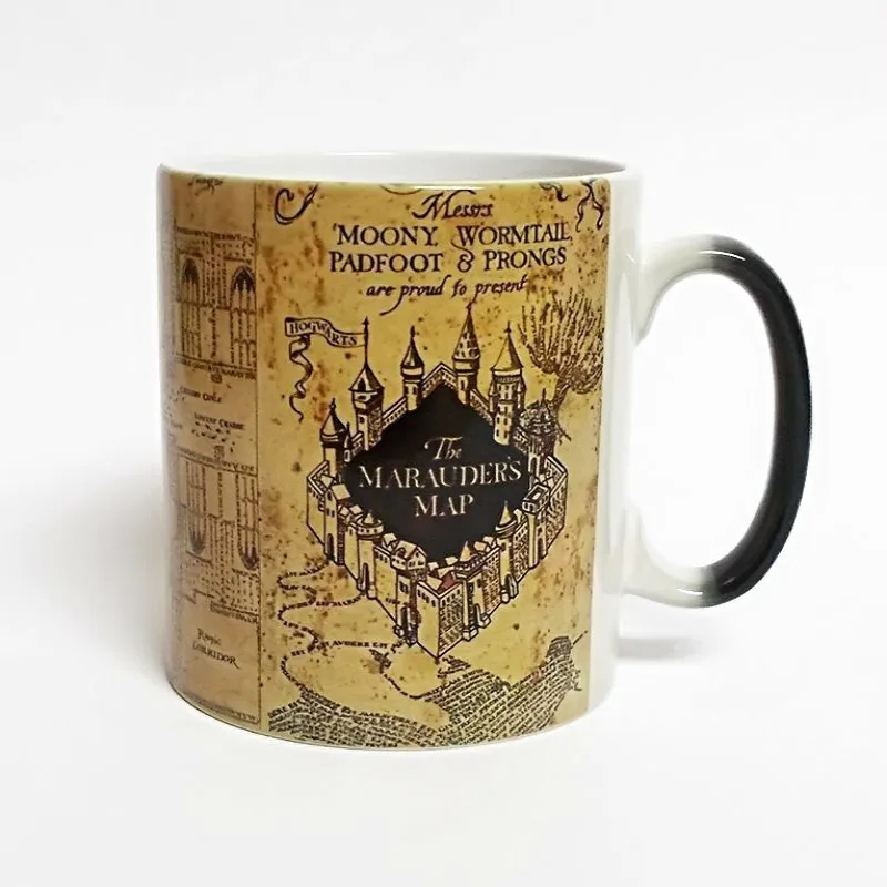 Color Changing Mug Magic Reaction Temperature Sensing Ceramic Coffee Milk Cups Creative Anime Ceramics Office Cup | Дом и сад