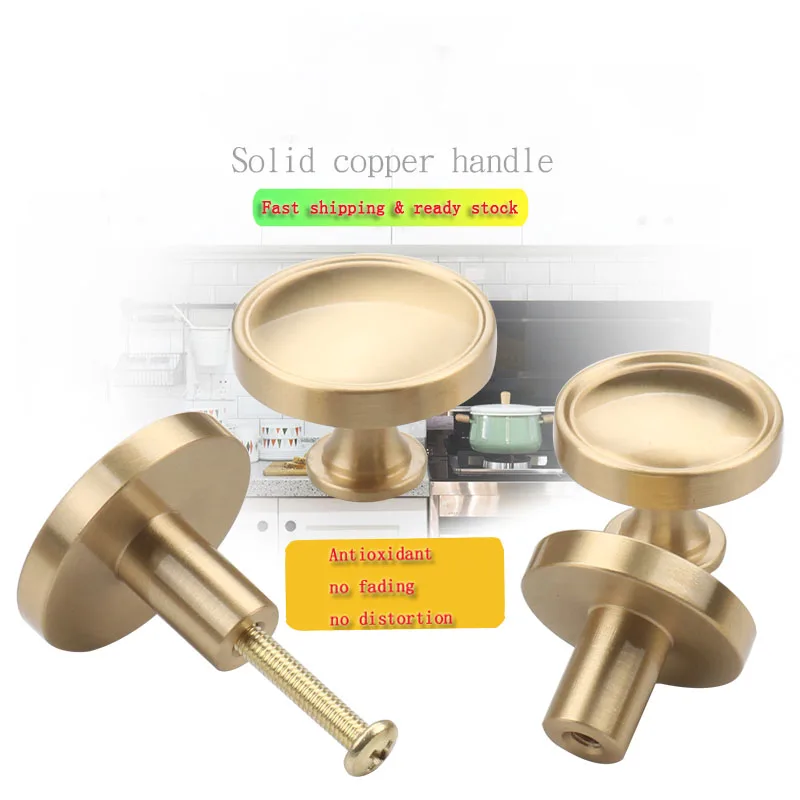 

2pcs Simple style drawer brass handle, modern funiture cabinet Knobs