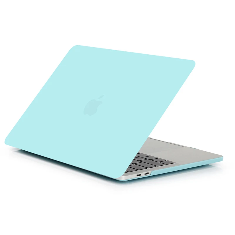 Чехол для ноутбука Macbook Pro Air retina 11 12 новинка 13 15 A1932 A1989 A1990 Защитный матовый жесткий пластиковый чехол+ Крышка для клавиатуры