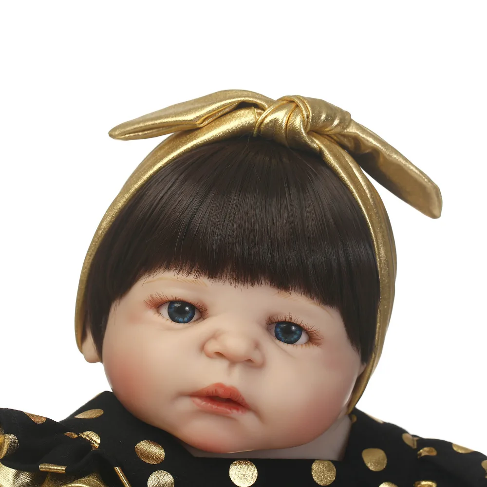 Nicery 22 дюйма 55 см Bebe Reborn Baby Doll Жесткий Силиконовый мальчик девочка игрушка подарок
