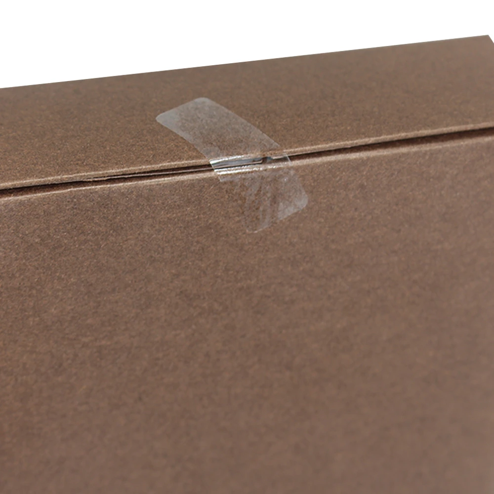 DHL прямоугольная ПВХ прозрачная наклейка для конверта файл карманная коробка