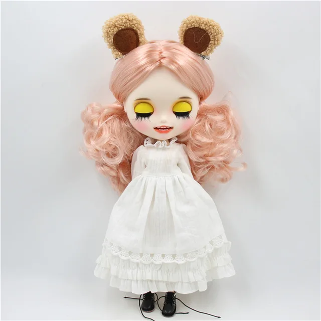 full set 1/6 bjd индивидуальные куклы завод blyth кукла с яркой кожей сустава тела шампанского волос, новое матовое лицо с зубами, 30 см BL3139/1010 - Цвет: full set