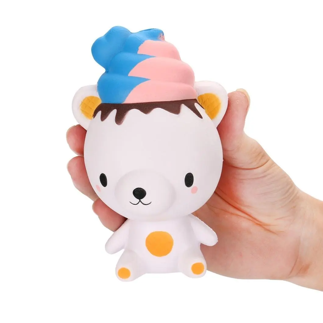 Симпатичные Арбуз мороженое медведь jumbo Poo Rilakkuma мягкими замедлить рост Ремни