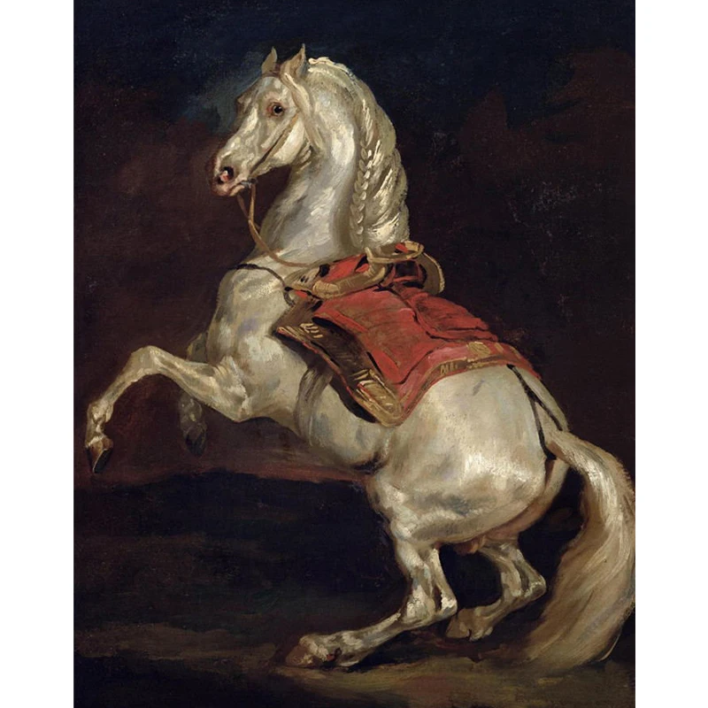 Новая Алмазная Вышивка Узор Животные Картины Мозаика из страз Картина лошадь 5d