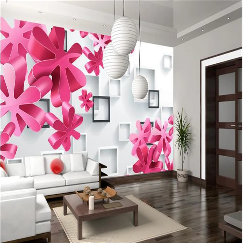 beibehang New style abstract 3D murals TV background wallpaper silk cloth cartoon underwater sea world | Обустройство дома