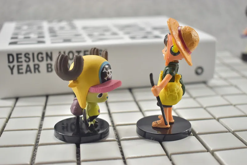 6 шт./партия One Piece 2022 аниме экшн-фигурка Franky luffy Gear Fight Классическая коллекция ПВХ