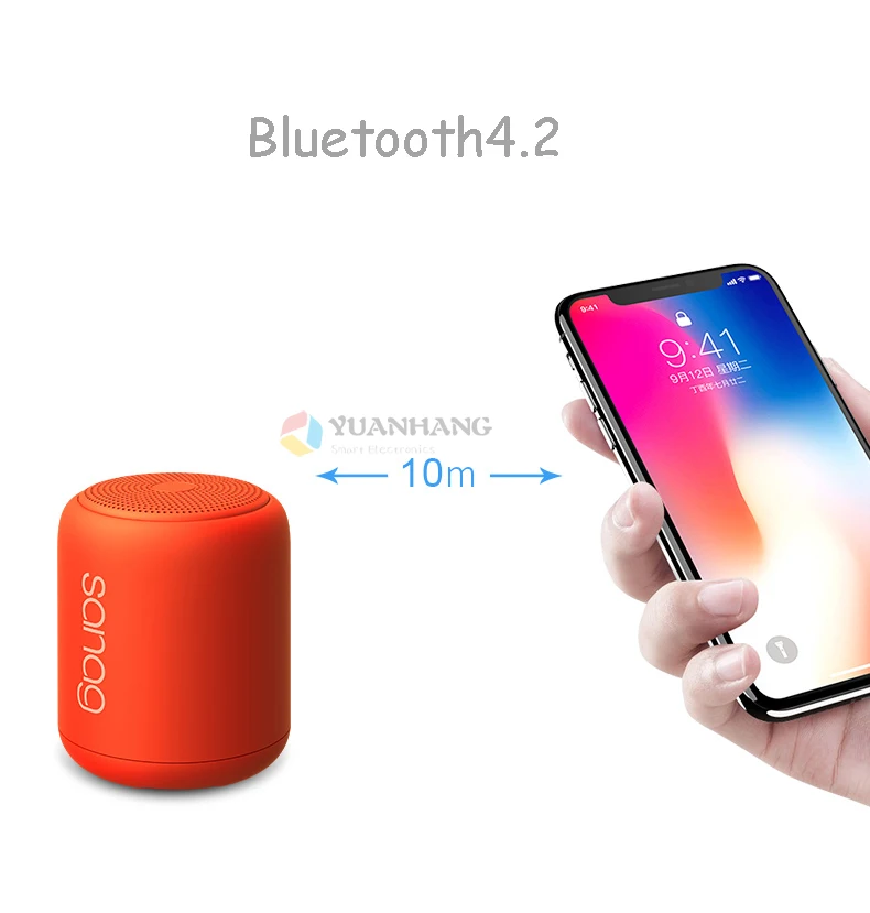 Sanag X6 IPX5 Водонепроницаемый Bluetooth Портативный супер бас беспроводной TF карта динамик 3D цифровой звук громкий динамик Handfree MIC