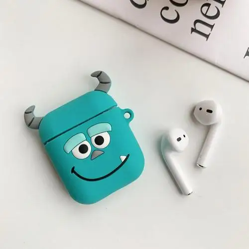 Золотой Чехол для наушников, чехол для гарнитуры для Apple Airpods, чехол для зарядки, 3D мультяшный цветной милый Дисней, коробка для наушников, чехол для Airpod - Цвет: Золотой