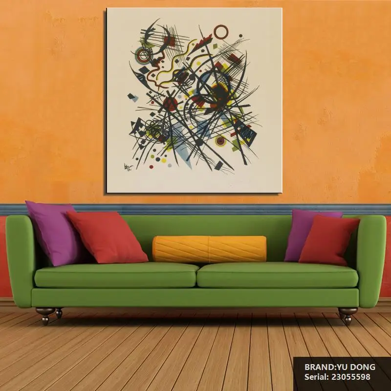 Василий Кандинский Абстрактный натюрморт маслом Рисование искусство Спрей Без