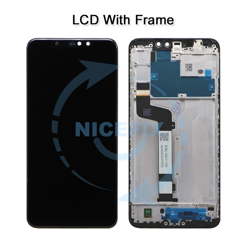 For Xiaomi redmi note 6 Pro LCD Display Touch Screen Digitizer Assembly with frame 6.26'' Repair Parts Replacement | Мобильные