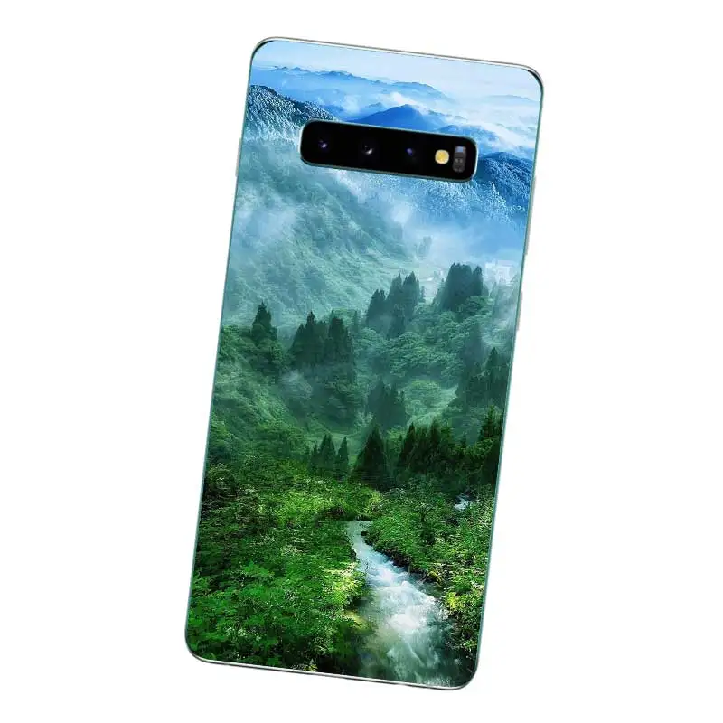 N265 Beautiful Scenery Soft TPU Silicone Cover For Samsung Galaxy J2 J3 J4 J5 J6 J7 J8 Pro Plus Prime 2018 2017 Case |