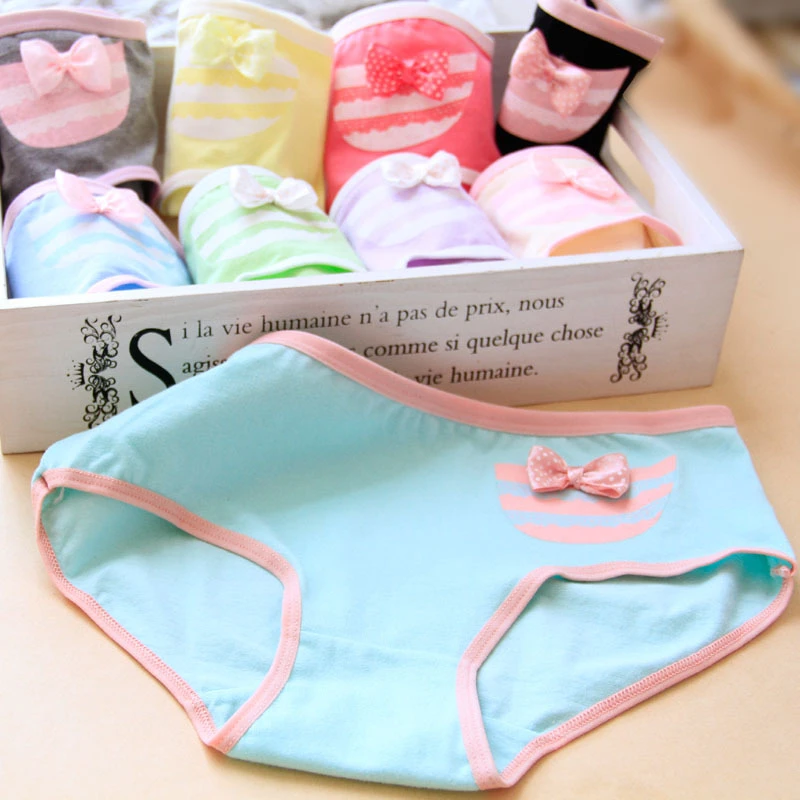 Обувь для девочек трусы хлопок Ложные карман Нижнее Бельё уютный розовый Трусики