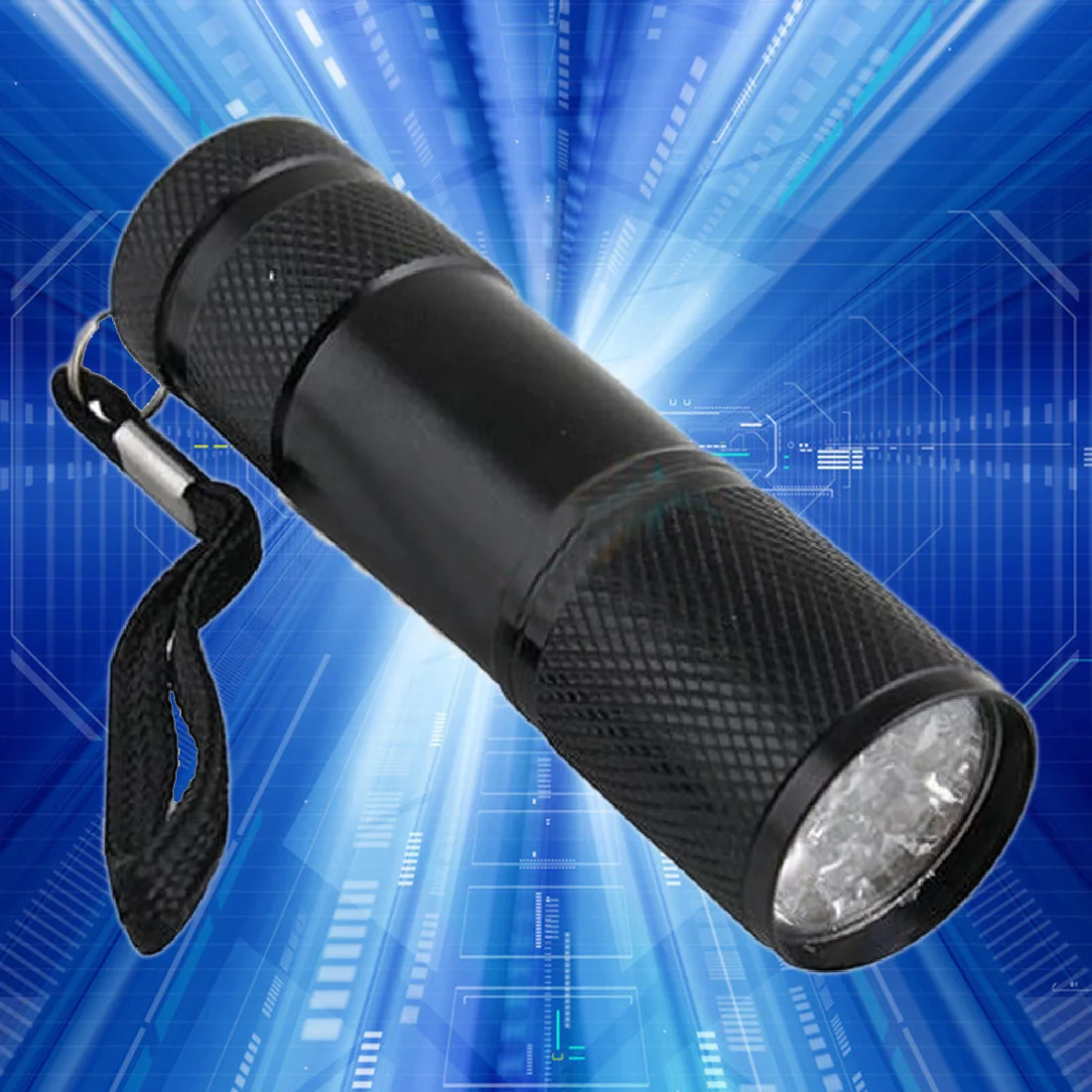 9 светодиодный мини УФ фонарик светильник ультрафиолетового маркер с невидимыми