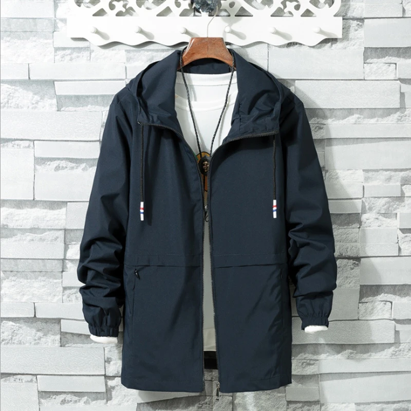 2019 новая весенне летняя Мужская модная верхняя одежда ветровка мужские тонкие