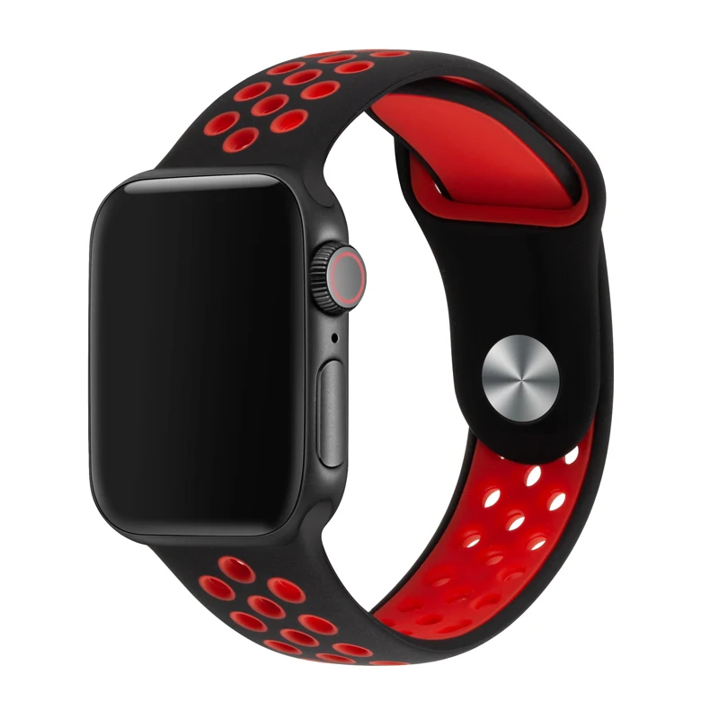 Спортивный ремешок для наручных часов Apple Watch 38 мм 40 мм 42 44 мм браслет для наручных часов Apple Watch, ремешок Ремешок для наручных часов iWatch серии 4/3/2/1 81010