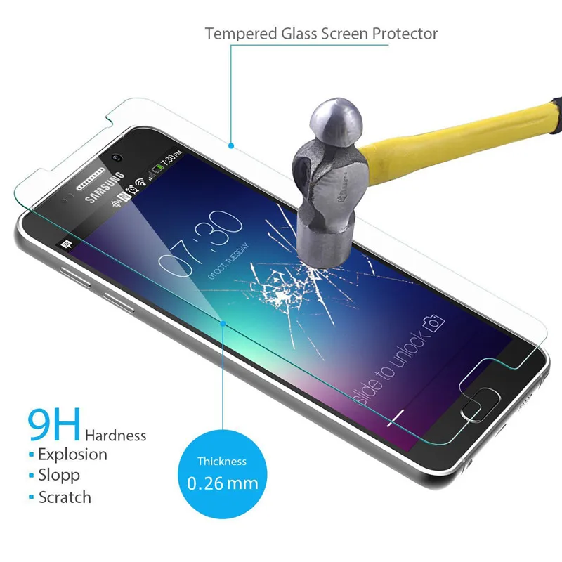 Закаленное Стекло 0.3 мм 2.5D Протектор Экрана взрывозащищенный пленка для Samsung Galaxy