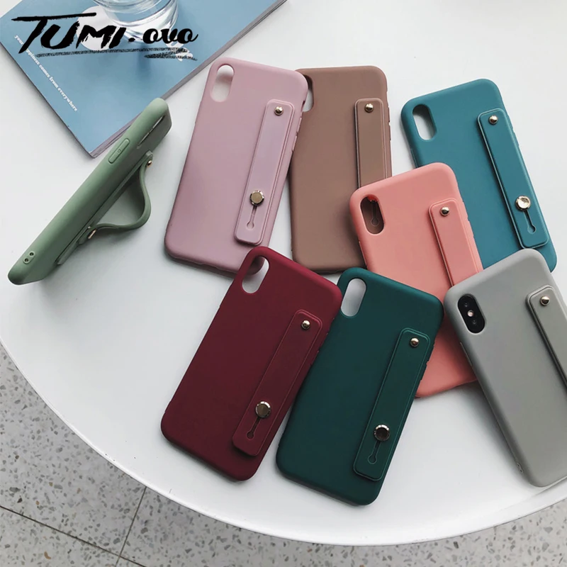 Наручный ремешок Браслет на руку силиконовый чехол для samsung Galaxy A10 A20 A30 A40 A50 A70 M10 M20 M30 M40 A20E A10E A80 стенд кольцо