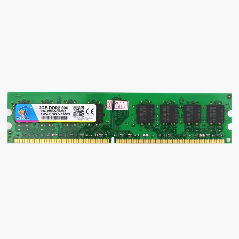 Настольная оперативная память VEINEDA ddr2 1 Гб 2 ГБ 4 533 дюйма 667 800HMz PC2 6400 ddr 240pin для AMD