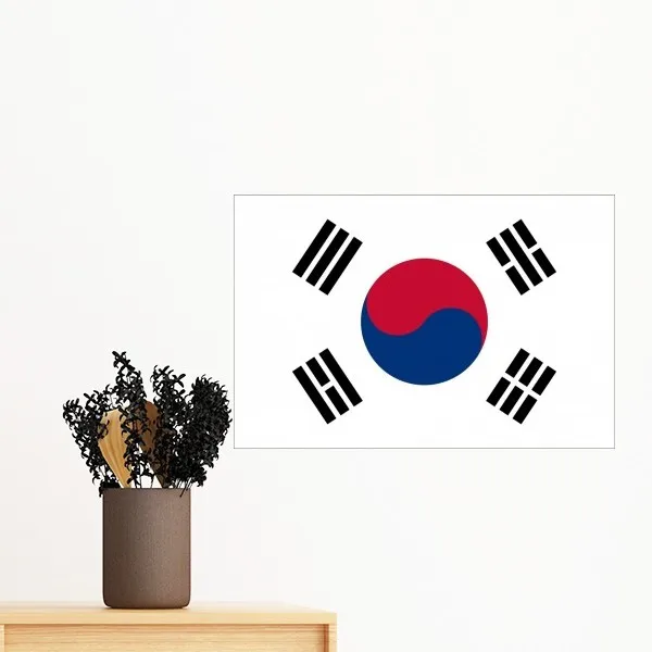 Наклейка на стену с изображением флага настенная роспись цветные обои наклейка