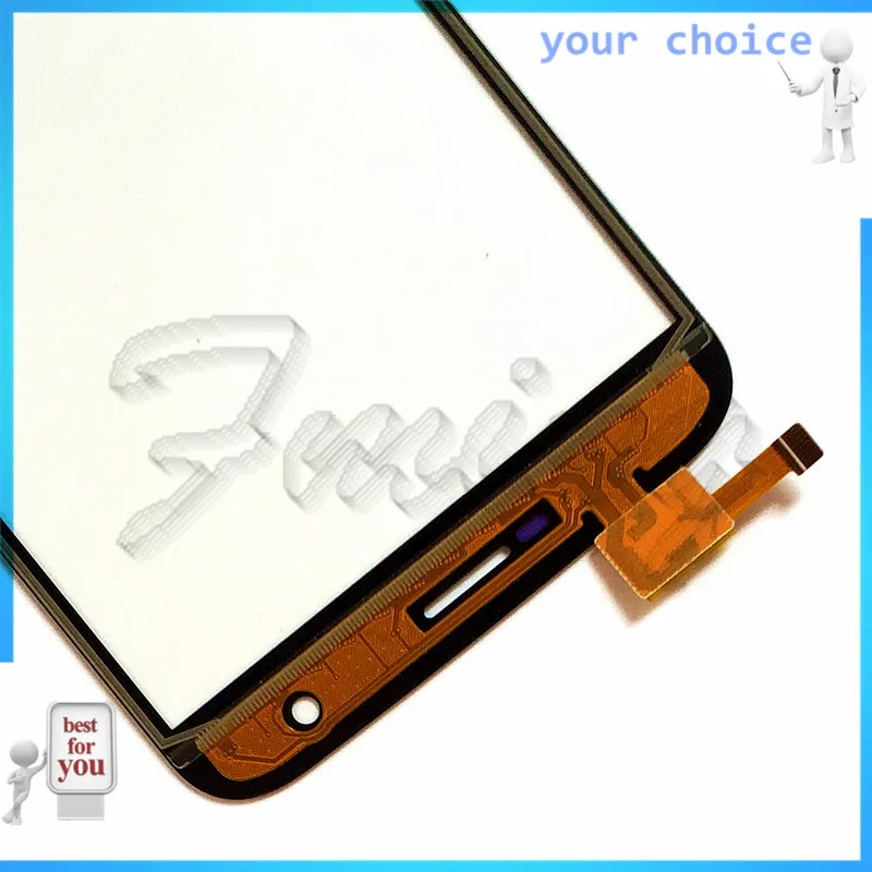 RUBINZHI Phone Touch Screen For Doogee Valencia 2 Y100 Plus Touchsvreen panel Digitizer Front Glass Sensor with Tape | Мобильные