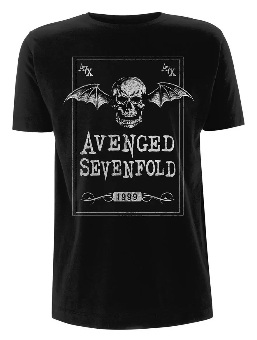Avenged sevenfold' лицо карты не Футболка ной und offiziell|Мужские футболки| |