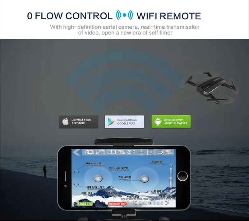 JXD 523 трекер складной мини Rc селфи Дрон HD камера WIFI FPV Вертолет удержание высоты и