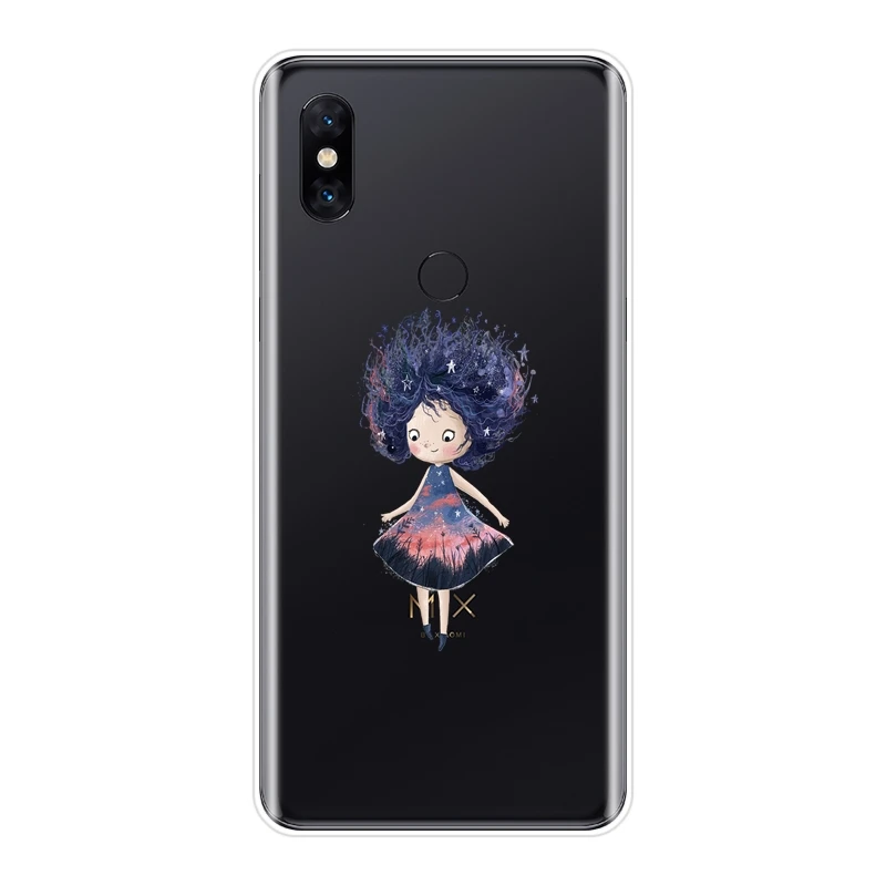 Милый японский чехол Kpop с мультяшной девушкой для Xiaomi Mi Note 1 2 3 мягкий силиконовый
