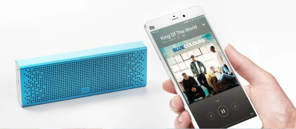 Xiaomi динамик с функцией Bluetooth квадратный Беспроводной Портативный металла AUX Вход