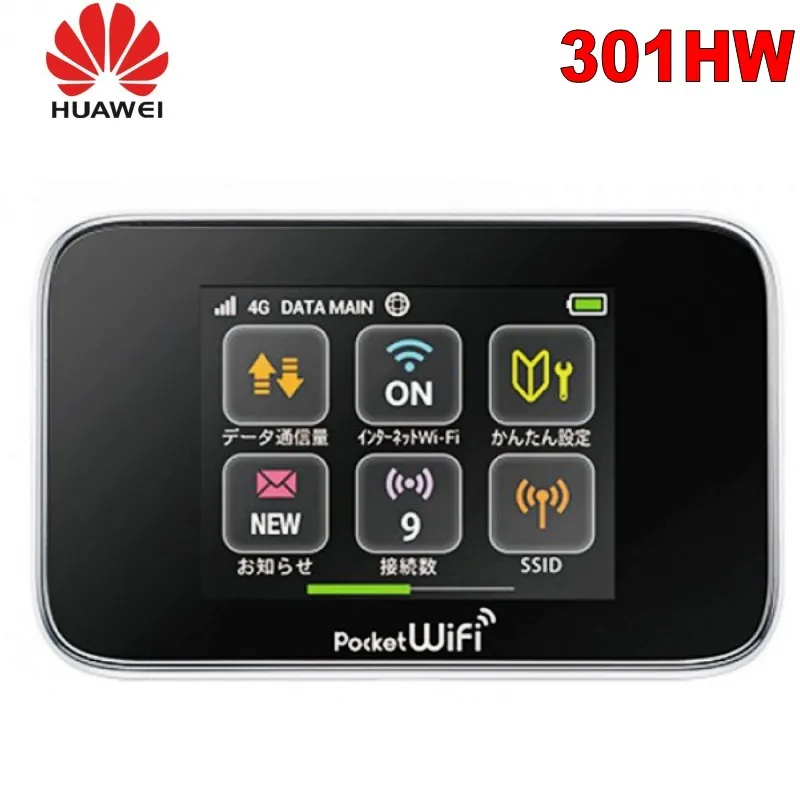 unlocked Huawei 301HW 4G pocket wifi 4g LTE wireless router with SIM card slot
