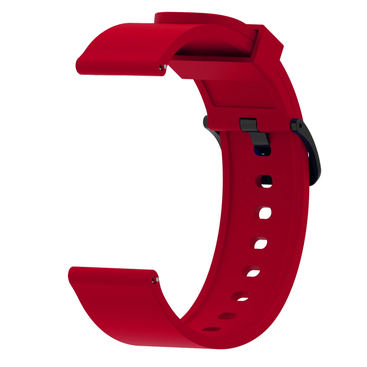 Модный силиконовый ремешок для часов для Xiaomi Huami Amazfit Bip BIT PACE Lite, Молодежный сменный спортивный браслет 20 мм, ремешок на запястье - Цвет ремешка: Красный